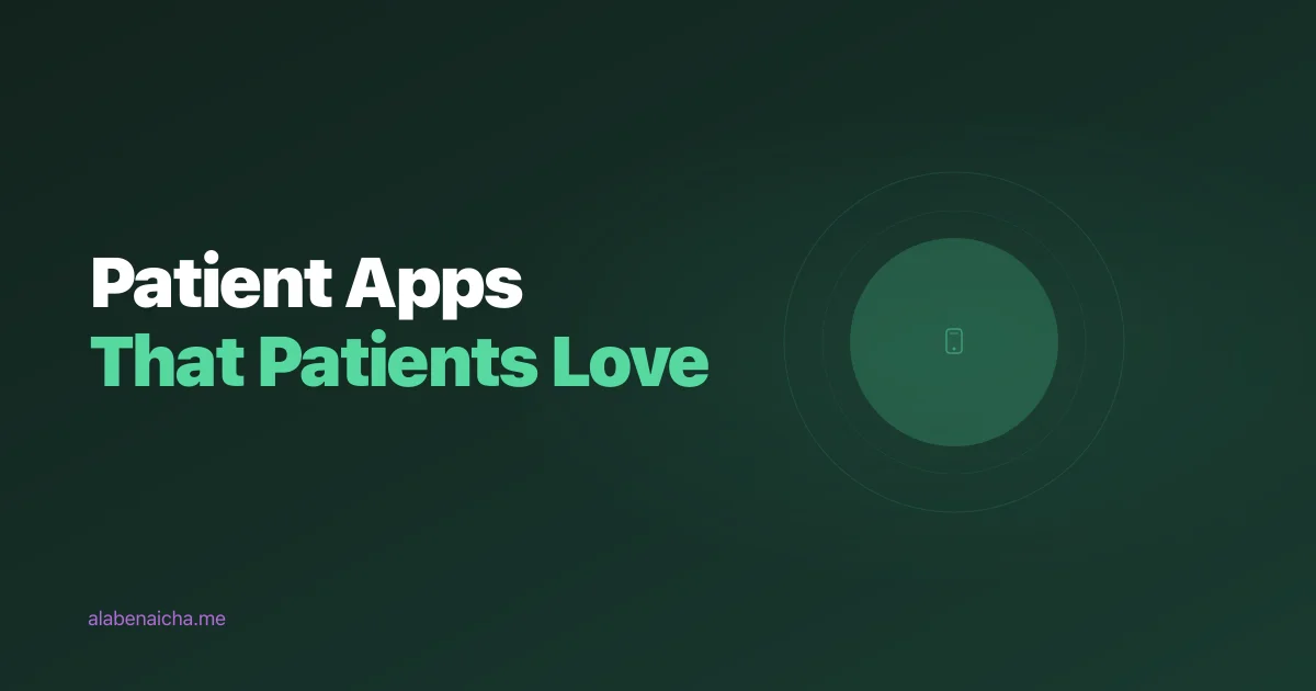 Patient apps: improve the journey from booking to follow-up