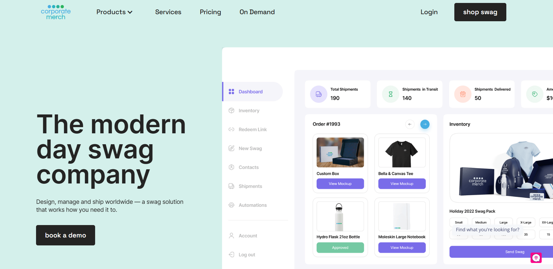 Corporate Merch - Global Swag Management Platform