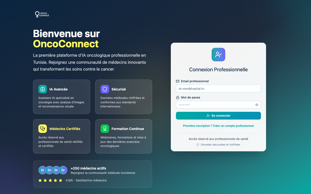 OncoConnect - AI-Powered Clinical Decision Support for Oncologists